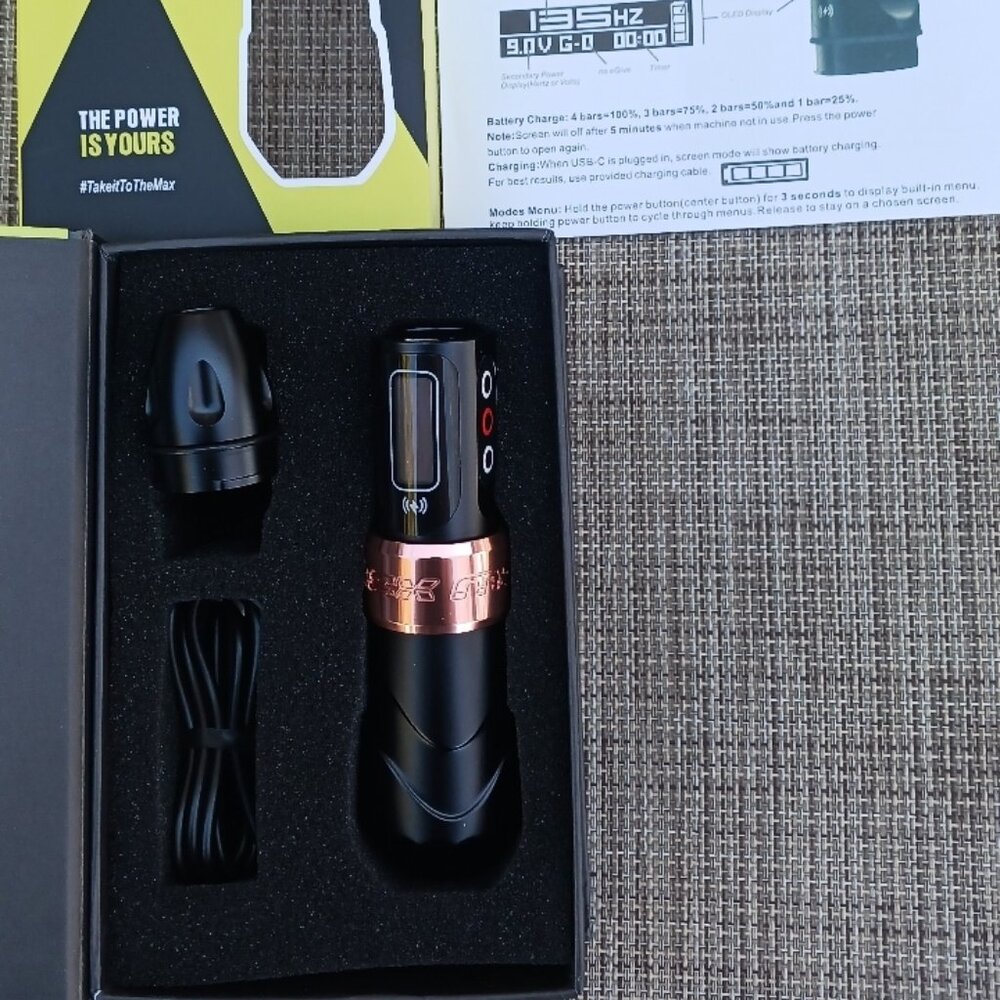 ***Update***Fk irons flux max tattoo machine Im Back Home